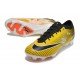 Nike Air Zoom Mercurial Vapor 15 Elite FG Amarillo Negro