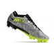Nike Air Zoom Mercurial Vapor 15 Elite FG Plateado Metalizado Negro Verde