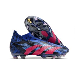Botas adidas Predator Accuracy+ FG Paul Pogba Azul Lúcido Equipo Rea Magenta Core Negro
