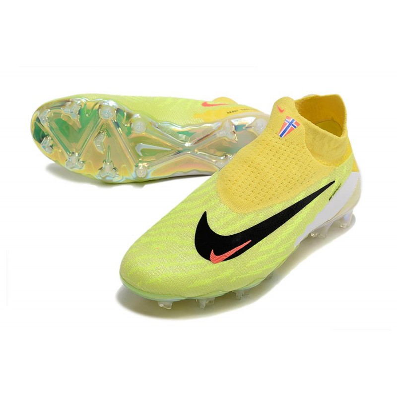 Nike Phantom GX Elite DF FG Amarillo Verde Negro