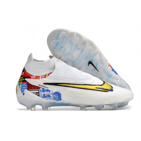 Nike Phantom GX Elite DF FG Blanco Negro
