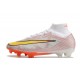 Nike Zoom Mercurial Superfly IX Elite FG Blanco Oro