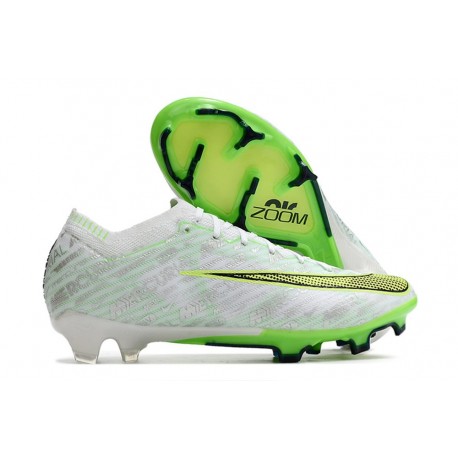 Nike Air Zoom Mercurial Vapor 15 Elite FG Blanco Verde