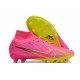 Nike Air Zoom Mercurial-Superfly 9 Elite AG Rosa Amarillo