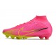 Nike Air Zoom Mercurial-Superfly 9 Elite AG Rosa Amarillo
