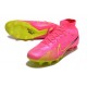 Nike Air Zoom Mercurial-Superfly 9 Elite AG Rosa Amarillo