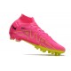 Nike Air Zoom Mercurial-Superfly 9 Elite AG Rosa Amarillo