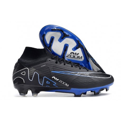 Nike Air Zoom Mercurial-Superfly 9 Elite AG Negro Cromo Hyper Royal