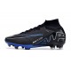 Nike Air Zoom Mercurial-Superfly 9 Elite AG Negro Cromo Hyper Royal