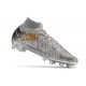 Nike Air Zoom Mercurial-Superfly 9 Elite AG Plateado Metalizado Oro