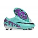Nike Air Zoom Mercurial Vapor 15 Elite FG Cian Púrpura Negro