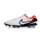 Nike Tiempo Legend 10 Elite FG Blanco Negro Carmesí Vivo