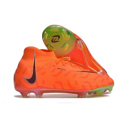 Taco Nike Phantom Luna Elite Nu FG Guava Hielo Negro Total Naranja