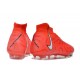 Taco Nike Phantom Luna Elite Nu FG Carmesí Vivo Blanco