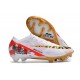 Botas Nike Zoom Mercurial Vapor XV Elite FG Blanco Rojo Oro