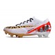 Botas Nike Zoom Mercurial Vapor XV Elite FG Blanco Rojo Oro