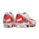 Botas Nike Zoom Mercurial Vapor XV Elite FG Blanco Rojo Oro