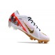 Botas Nike Zoom Mercurial Vapor XV Elite FG Blanco Rojo Oro