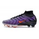 Botas Nike Zoom Mercurial Superfly 9 Elite FG TN Violeta Negro