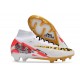 Botas Nike Zoom Mercurial Superfly 9 Elite FG MR Blanco Rojo Oro