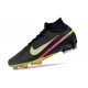 Botas Nike Zoom Mercurial Superfly 9 Elite FG MR Negro Plateado de Muchos