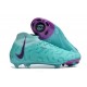 Taco Nike Phantom Luna Elite Nu FG Hyper Turq Negro Sueño Fuxia