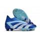 Botas adidas Predator Accuracy+ FG Royal Vivo Blanco Azul Felicidad