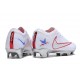 Botas Nike Zoom Mercurial Vapor XV Elite FG Blanco Rojo
