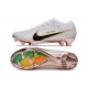 Botas Nike Zoom Mercurial Vapor XV Elite FG Blanco Oro Negro
