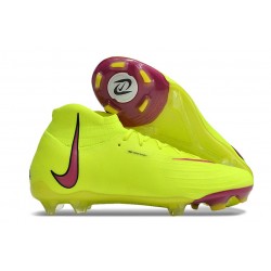 Taco Nike Phantom Luna Elite Nu FG Amarillo Rojo
