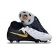Nike Phantom Luna 2 Elite Nu FG Blanco Negro Mtlc Dorado Moneda