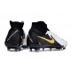 Nike Phantom Luna 2 Elite Nu FG Blanco Negro Mtlc Dorado Moneda