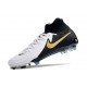 Nike Phantom Luna 2 Elite Nu FG Blanco Negro Mtlc Dorado Moneda