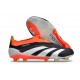 adidas Predator Elite Sin Cordones FG Negro Blanco Rojo