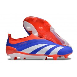 adidas Predator Elite Sin Cordones FG Azul Rojo Blanco