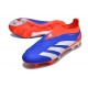 adidas Predator Elite Sin Cordones FG Azul Rojo Blanco
