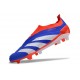 adidas Predator Elite Sin Cordones FG Azul Rojo Blanco