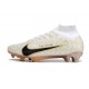 Botas Nike Zoom Mercurial Superfly 9 Elite FG Blanco Oro Negro