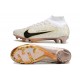 Botas Nike Zoom Mercurial Superfly 9 Elite FG Blanco Oro Negro