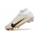 Botas Nike Zoom Mercurial Superfly 9 Elite FG Blanco Oro Negro