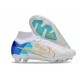 Botas Nike Zoom Mercurial Superfly 9 Elite FG Blanco Azul Oro