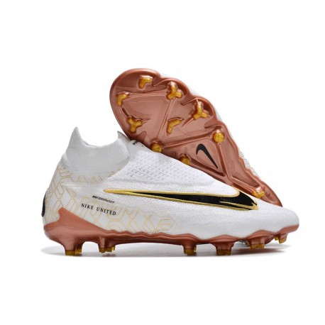 Nike Phantom GX Elite DF FG Blanco Oro