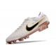 Nike Tiempo Legend 10 Elite FG Blanco Oro Negro