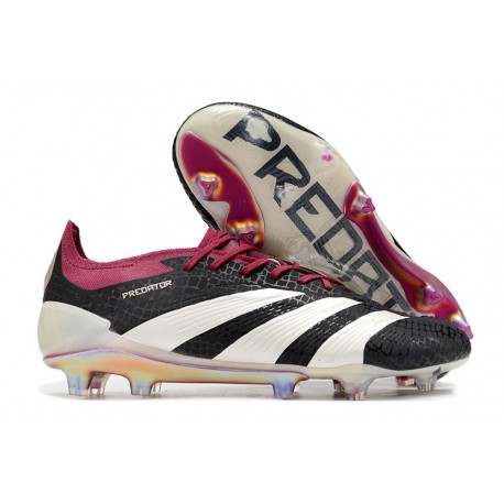 Botas de fútbol adidas Predator 24 Elite FG Negro Blanco Violeta