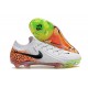 Bota Nike Phantom Luna II Elite L FG Blanco Negro Naranja