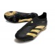 adidas Predator Elite Sin Cordones FG Negro Oro