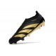 adidas Predator Elite Sin Cordones FG Negro Oro