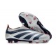 adidas Predator Elite Sin Cordones FG Argento Negro Rojo