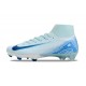 Nike Zoom Mercurial Superfly X Elite FG Blanco Azul