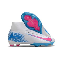 Nike Zoom Mercurial Superfly X Elite FG Blanco Azul Rosa
